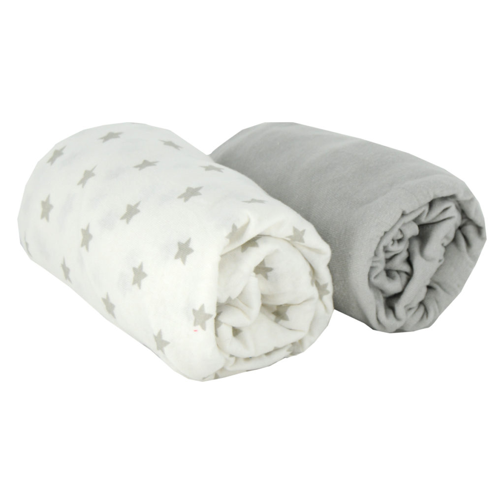 Lot de draps housse bébé Babycalin
